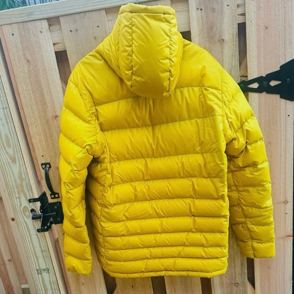 PATAGONIA MENS HI-LOFT DOWN SWEATER HOODY. L 600 DOWN 84902 DEADSTOCK SULFUR YEL - Picture 2 of 15